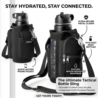 Magnetic Gym Water Bottle Bag – Premium Fitness Carrying Cas